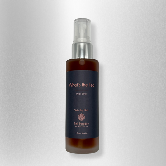 whats the tea Toner and Detox Spray pink paradise
