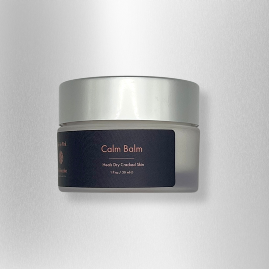 calm balm Heals Dry Cracked Skin, treats skin problems pink paradise