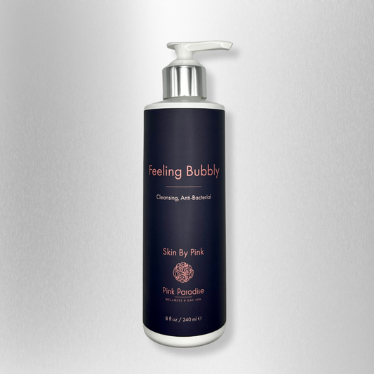 feeling bubbly Cleanser pink paradise wellness and day spa